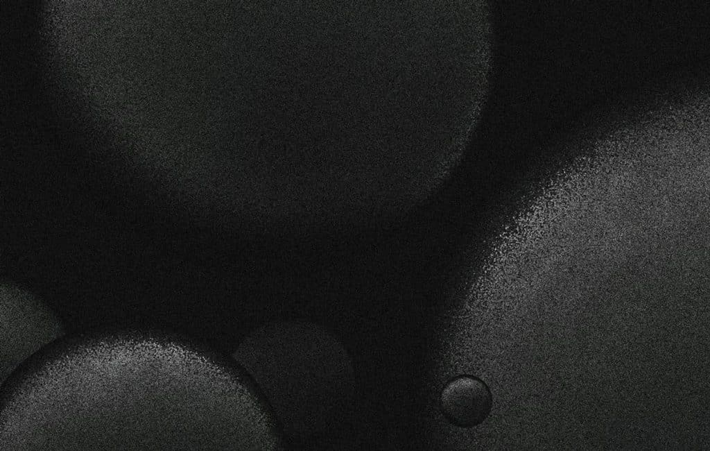 a group of black circles