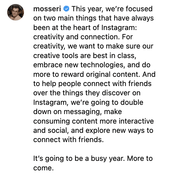 a screenshot of a social media post